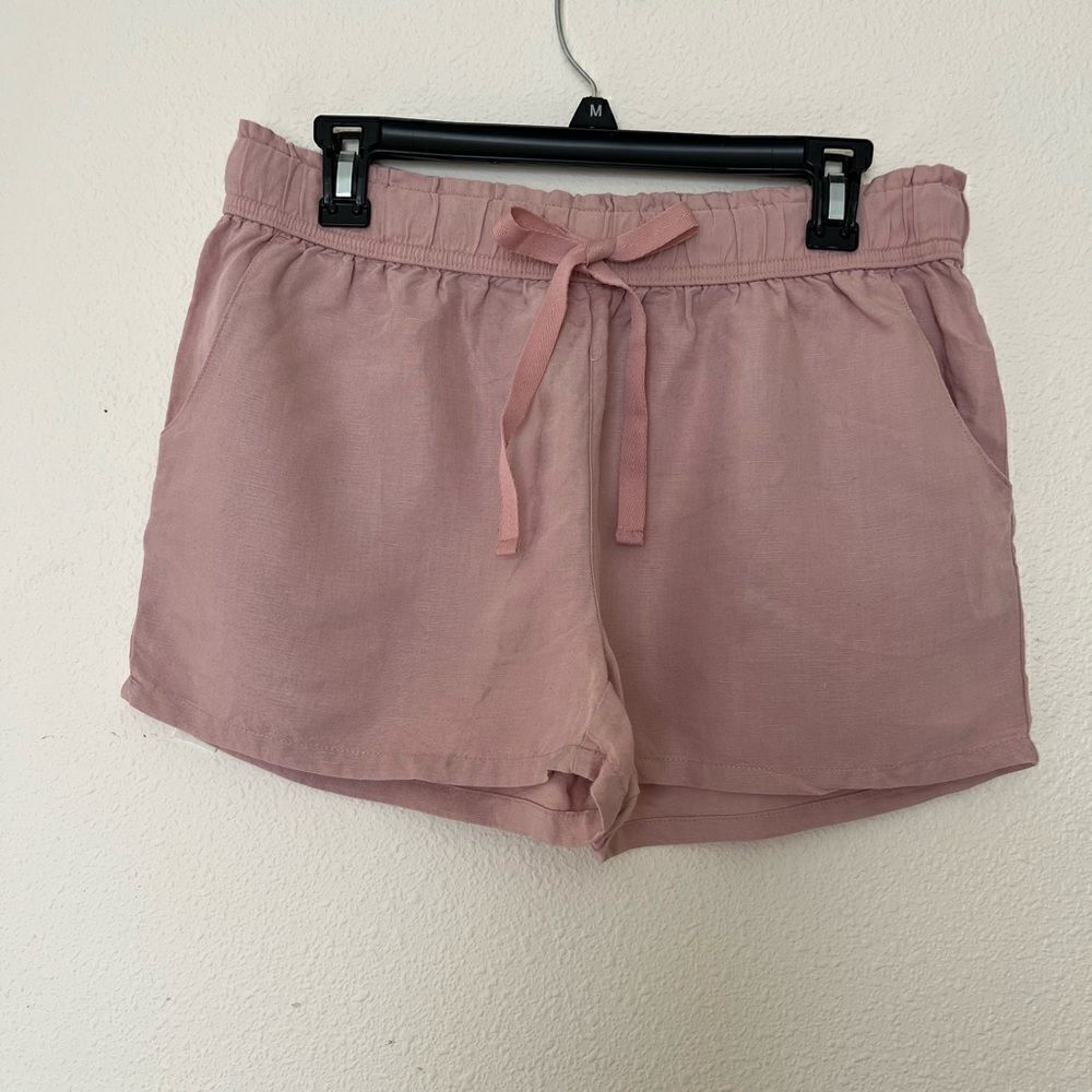 Body Essentials by Tchibo Women Drawstring Linen Blend Short